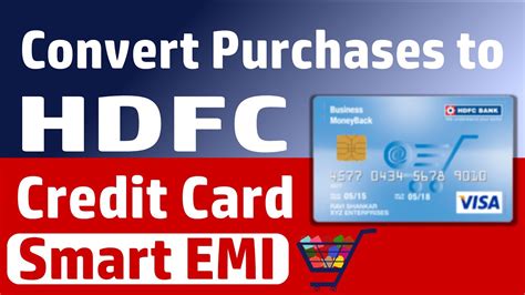 how to make smart emi in hdfc credit card|hdfc credit card payment emi.